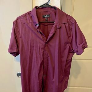 Express Slim Button Down Performance Shirt